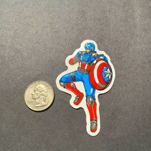 Captain America sticker NWOT
